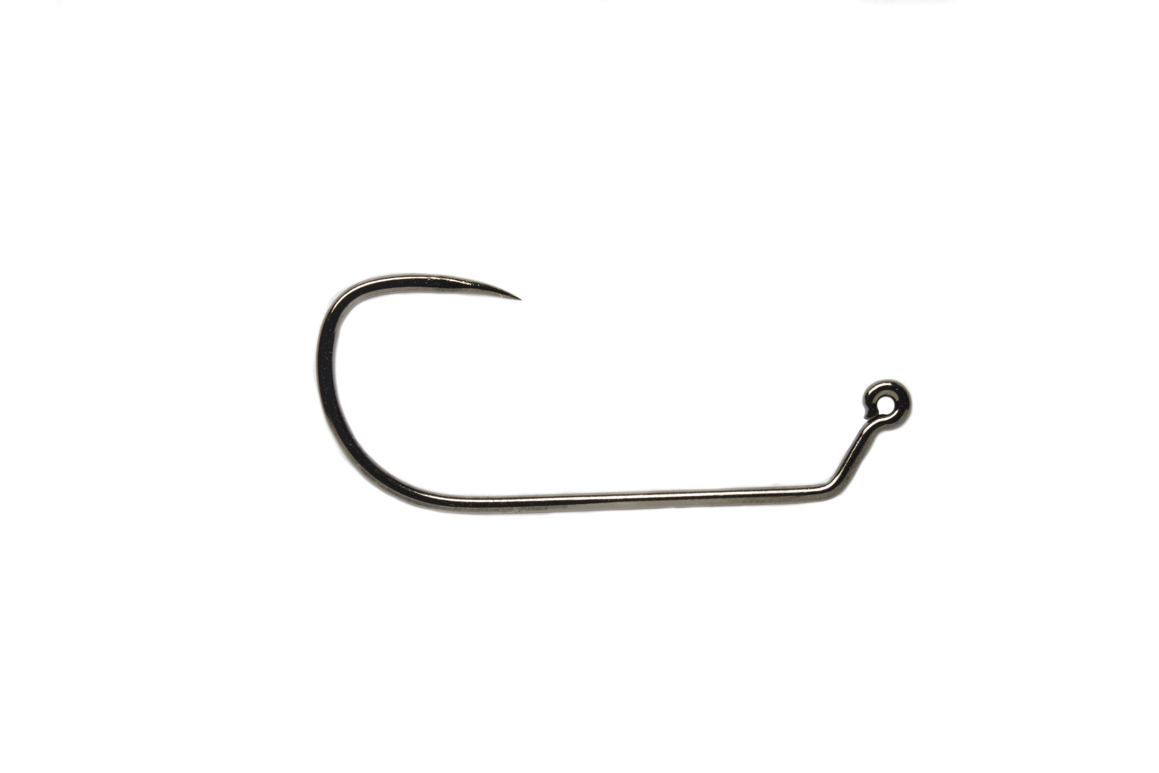 Fulling Mill Barbless Jig Force Hook Long Black Nickel