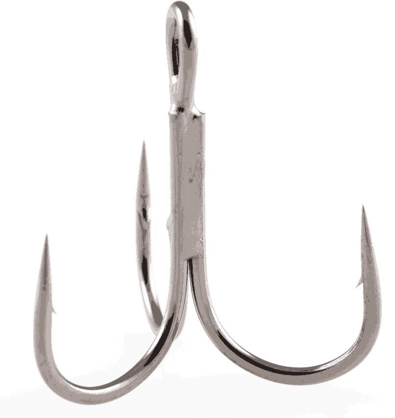 Owner Stinger Black Chrome Treble Hooks SeriousFishing.com