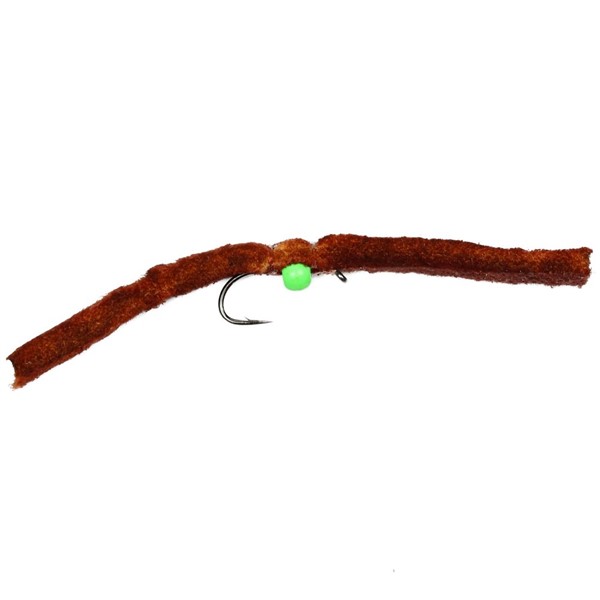 Caledonia Flies Brown Chamois Worm - 10