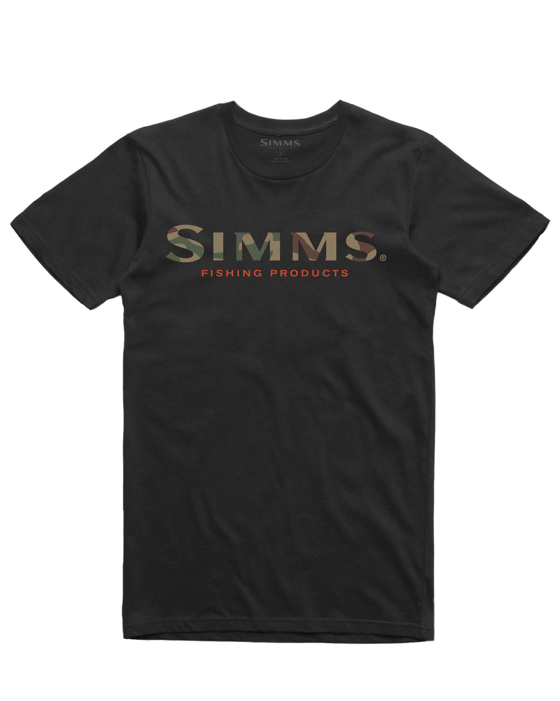 Simms Logo T-Shirt - Black